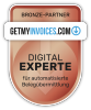 Logo: Siegel Ausgezeichneter Digital-Experte Bronze gemyinvoices.com